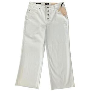 NYDJ Women’s Wide Leg Jeans High-Rise with Button Fly Size 10 NWT